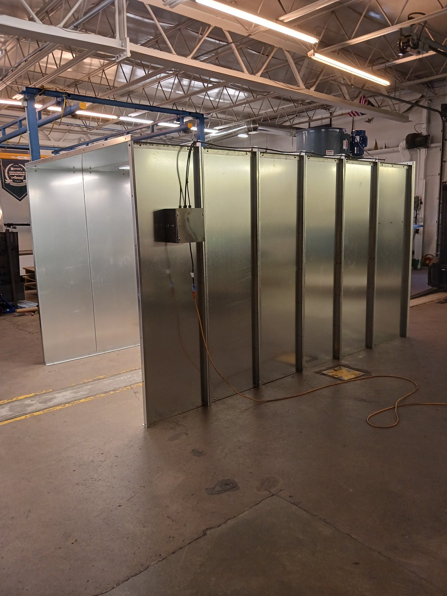 7x7x10 Powder Coat Booth