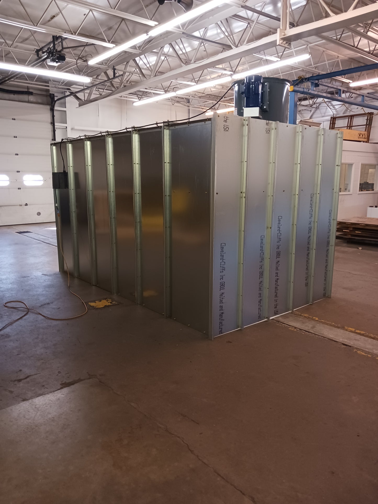 7x7x10 Powder Coat Booth