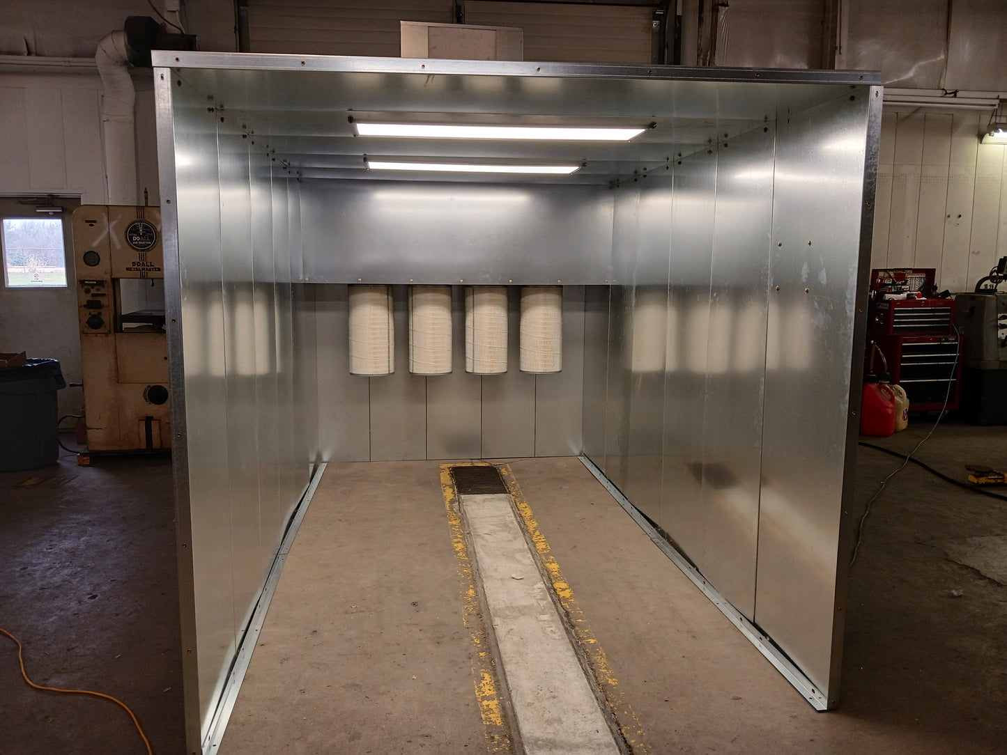 7x7x10 Powder Coat Booth